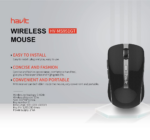 HAVIT MS951GT Wireless Ergonomic Mouse – 2.4GHz