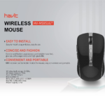 HAVIT MS951GT Wireless Ergonomic Mouse – 2.4GHz