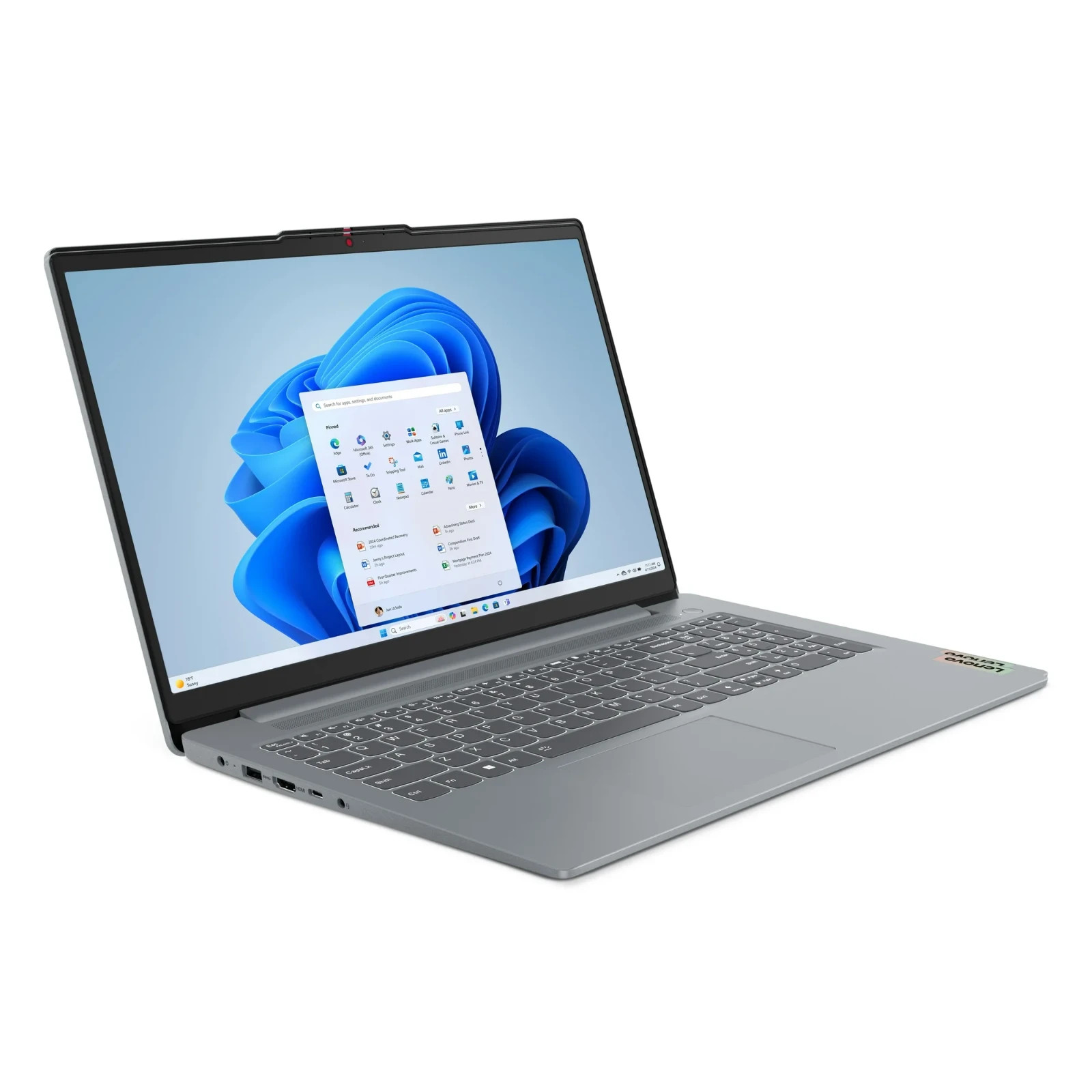 Lenovo IdeaPad Slim 3 (Ci513th8GB51215.6DOS)-2 Lenovo IdeaPad Slim 3 15.6" FHD Laptop (13th Gen Intel Core i5 / 8GB RAM / 512GB SSD / DOS / Arctic Grey) - Image 1