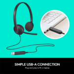 Logitech H340 USB Computer Headset - Image 2
