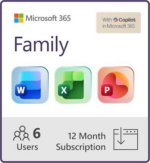 Microsoft 365 Family – Up to 6 Users (1-Year Subscription) - Image 2
