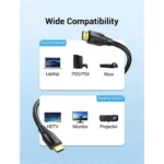 Vention 8K HDMI 2.1 Cable 5M Black - Image 2