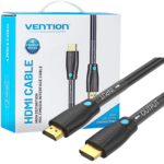 Vention 40M HDMI Cable Black for Engineering – Active 4K@60Hz Signal Boosted Lead for Auditoriums, Projectors & Long-Run Installs - Image 2