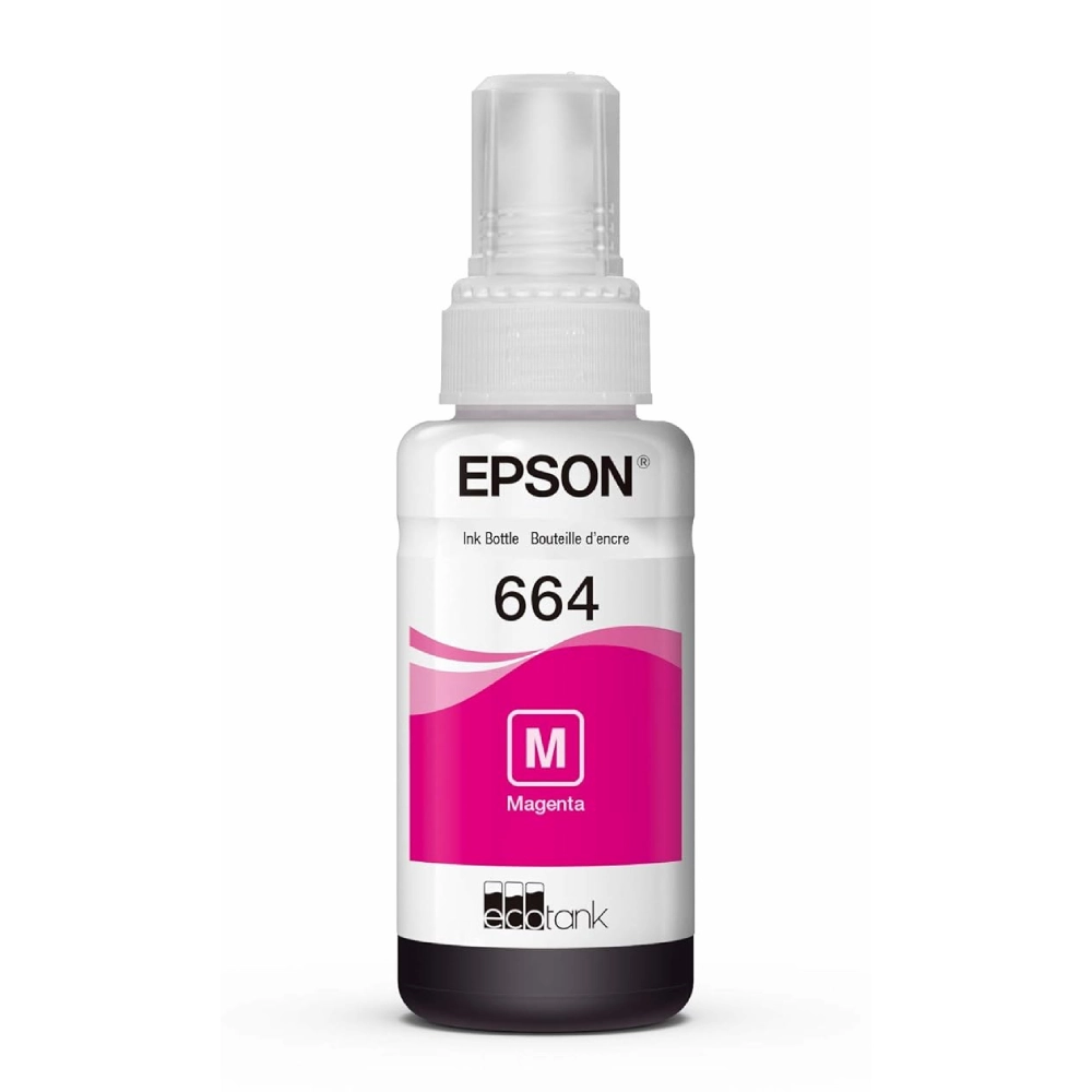 664 Magenta (1) Epson 664 Genuine Magenta Ink Bottle - Image 1