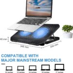 Adjustable Ergonomic Laptop Cooling Pad Stand - Image 2