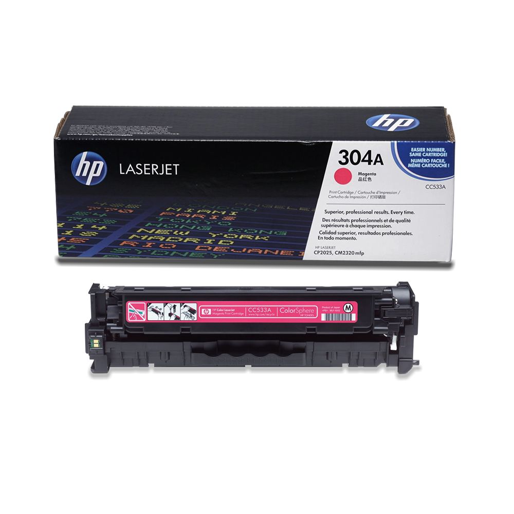 HP-304A-Magenta-Original-LaserJet-Toner-Cartridge-CC533A HP 304A Magenta Original LaserJet Toner Cartridge - Image 1