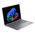 HP OmniBook X Flip 14 2-in-1 AI Touchscreen Laptop (Intel Core Ultra 5 / 16GB RAM / 512GB SSD / 14" 2.2K Touch / Windows 11 - Glacier Silver)