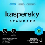 Kaspersky Standard Security – 5 Users / 5 Devices (1-Year Subscription)