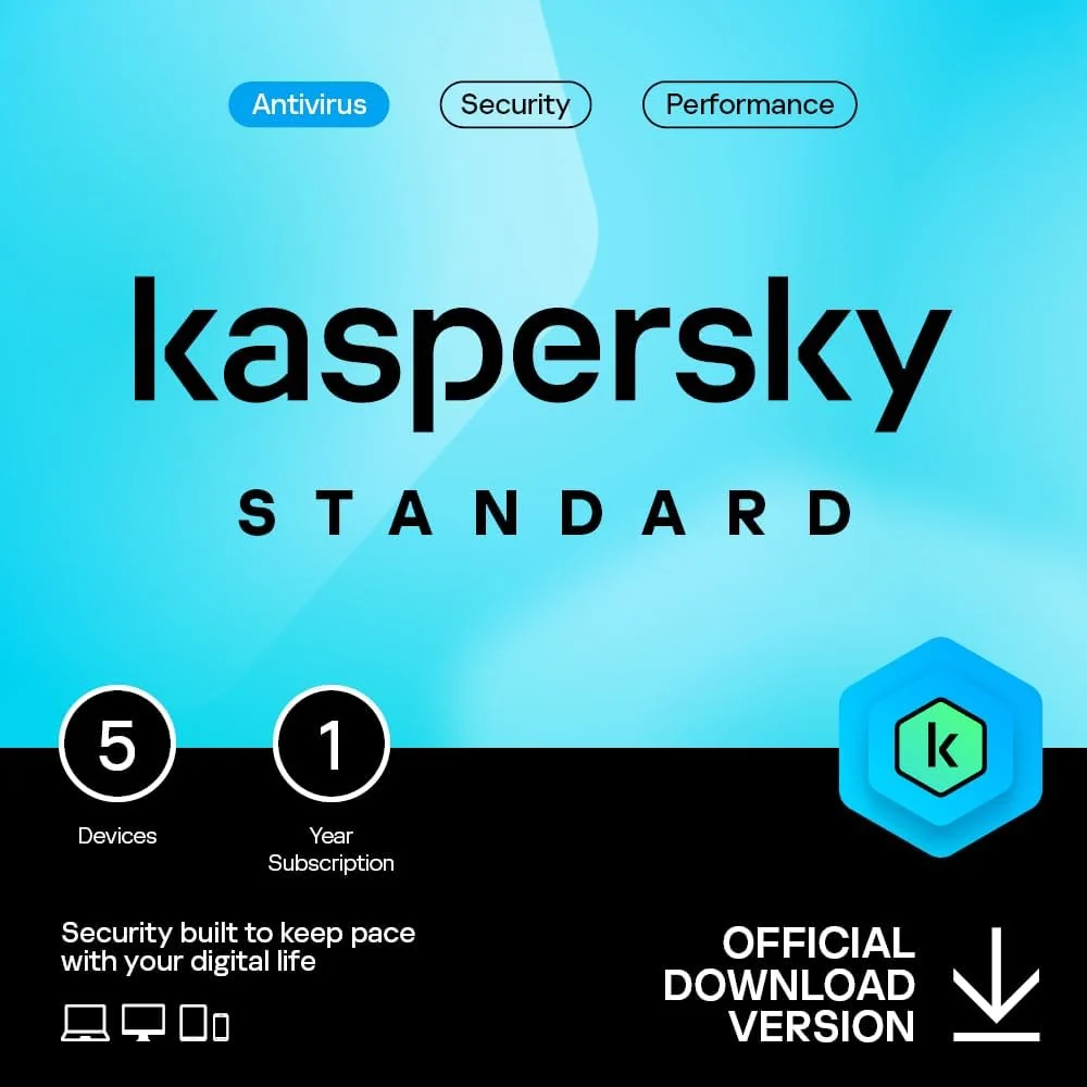 Kaspersky Standard Security – 5 Users 5 Devices (1-Year Subscription)-2 Kaspersky Standard Security – 5 Users / 5 Devices (1-Year Subscription) - Image 1