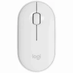Logitech Pebble M350 Ultra-Slim Wireless Mouse (Bluetooth & 2.4GHz USB Receiver, Silent Clicks)