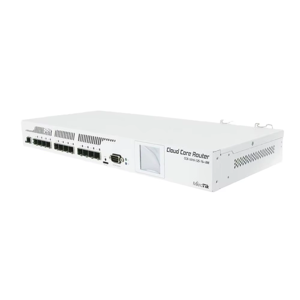 MikroTik CCR1016-12S-1SCloud Core Router 1U Rackmount,12SFP Cage MikroTik CCR1016-12S-1S+ Cloud Core Router - Image 1