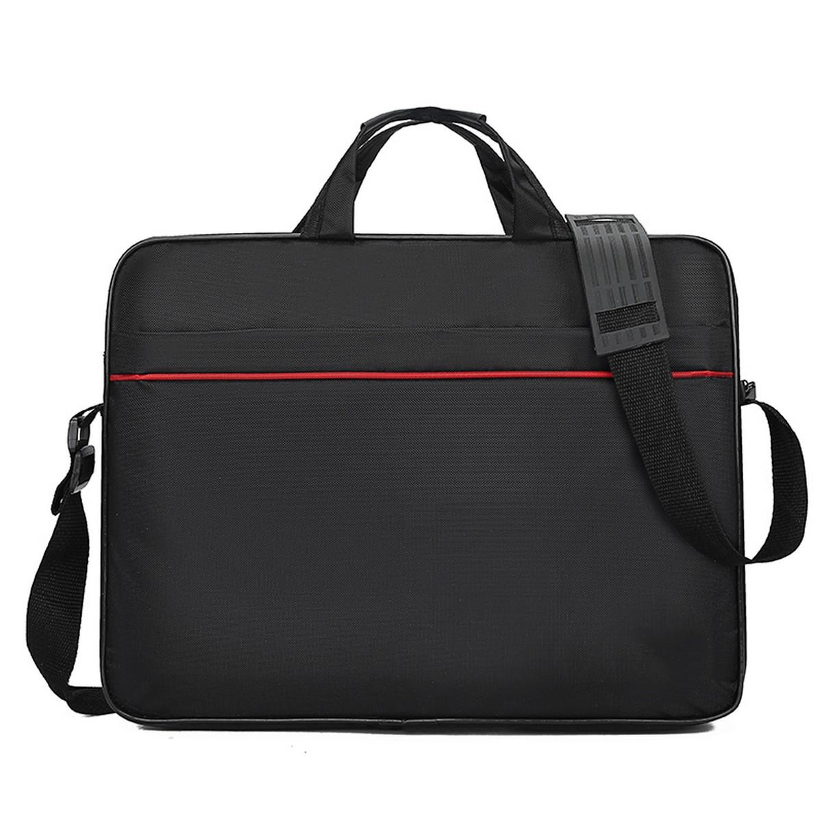 Normal Laptop Bag 15.6 Red Line Standard 15.6-Inch Water-Resistant Laptop Carry Bag – Black with Red Line Accent - Image 1
