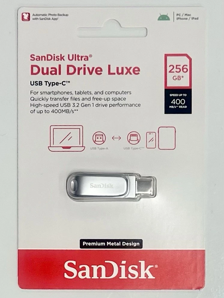 SanDisk Ultra Luxe USB 3.2 (256GB)-1 SanDisk Ultra Luxe USB 3.2 (256GB) - Image 1
