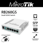 MikroTik CSS106-5G-1S (RB260GS) Smart Switch – 5x Gigabit Ports - Image 2